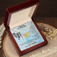 The Most Loving Gift for Mom - Interlocking Hearts Necklace with Message Card, gift for mom, birthday gift, from daughter