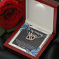 TO MY AMAZING MOM, INTERLOCKING HEART NECKLACE FOR MOM, NECKLACE WITH MESSAGE CARD, BIRTHDAY, MOTHER'S DAY GIFT FOR HER
