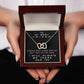 I WILL ALWAYS BE THERE FOR YOU, INTERLOCKING HEART NECKLACE WITH MESSAGE CARD, FOR SISTERS, FRIENDS, BFF, BIRTHDAY, FRIENDSHIP DAY GIFT FOR HER