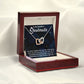 TO MY BEAUTIFUL SOULMATE, INTERLOCKING HEART NECKLACE, FOR COUPLES, BIRTHDAY GIFT FOR HER, NECKLACE WITH MESSAGE CARD