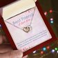 BEST FRIEND I LOVE YOU, INTERLOCKING HEART NECKLACE WITH MESSAGE CARD, FOR SISTERS, FRIENDS, BFF, BIRTHDAY, FRIENDSHIP DAY GIFT FOR HER