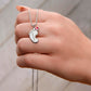 ENGRAVED BABY FEET WITH NAME AND BIRTHSTONE, NECKLACE GIFT FOR MOM WITH KIDS NAME, WITH MESSAGE CARD, MOTHER'S DAY GIFT FOR MOM FROM SON/DAUGHTER