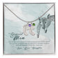 ENGRAVED BABY FEET WITH NAME AND BIRTHSTONE, NECKLACE GIFT FOR MOM WITH KIDS NAME, WITH MESSAGE CARD, BIRTHDAY/MOTHER'S DAY GIFT FOR MOM, FROM DAUGHTER