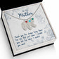 ENGRAVED BABY FEET WITH NAME AND BIRTHSTONE, NECKLACE GIFT FOR MOM WITH KIDS NAME, WITH MESSAGE CARD, MOTHER'S DAY GIFT, FOR MOM FROM SON/DAUGHTER
