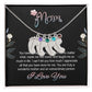 ENGRAVED BABY FEET WITH NAME AND BIRTHSTONE, NECKLACE GIFT FOR MOM WITH KIDS NAME, WITH MESSAGE CARD, BIRTHDAY/ MOTHER'S DAY GIFT FOR MOM FROM SON/DAUGHTER