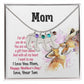 ENGRAVED BABY FEET WITH NAME AND BIRTHSTONE, NECKLACE GIFT FOR MOM WITH KIDS NAME, WITH MESSAGE CARD, MOTHER'S DAY GIFT FOR MOM FROM SON