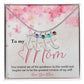 ENGRAVED BABY FEET WITH NAME AND BIRTHSTONE, NECKLACE GIFT FOR MOM WITH KIDS NAME, WITH MESSAGE CARD, BIRTHDAY/ MOTHER'S DAY GIFT FOR MOM FROM SON/DAUGHTER