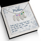 ENGRAVED BABY FEET WITH NAME AND BIRTHSTONE, NECKLACE GIFT FOR MOM WITH KIDS NAME, WITH MESSAGE CARD, MOTHER'S DAY GIFT, FOR MOM FROM SON/DAUGHTER