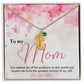 ENGRAVED BABY FEET WITH NAME AND BIRTHSTONE, NECKLACE GIFT FOR MOM WITH KIDS NAME, WITH MESSAGE CARD, BIRTHDAY/ MOTHER'S DAY GIFT FOR MOM FROM SON/DAUGHTER