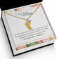 ENGRAVED BABY FEET WITH NAME AND BIRTHSTONE, NECKLACE GIFT FOR MOM WITH KIDS NAME, WITH MESSAGE CARD, HAPPY  MOTHER'S DAY GIFT FOR MOM FROM SON/DAUGHTER