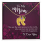 ENGRAVED BABY FEET WITH NAME AND BIRTHSTONE, NECKLACE GIFT FOR MOM WITH KIDS NAME, WITH MESSAGE CARD, BIRTHDAY/MOTHER'S DAY GIFT FOR MOM, FROM SON/DAUGHTER