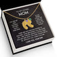 ENGRAVED BABY FEET WITH NAME AND BIRTHSTONE, NECKLACE GIFT FOR MOM WITH KIDS NAME, WITH MESSAGE CARD, BIRTHDAY/ MOTHER'S DAY GIFT FOR MOM FROM SON