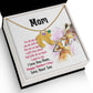 ENGRAVED BABY FEET WITH NAME AND BIRTHSTONE, NECKLACE GIFT FOR MOM WITH KIDS NAME, WITH MESSAGE CARD, MOTHER'S DAY GIFT FOR MOM FROM SON