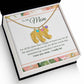 ENGRAVED BABY FEET WITH NAME AND BIRTHSTONE, NECKLACE GIFT FOR MOM WITH KIDS NAME, WITH MESSAGE CARD, HAPPY  MOTHER'S DAY GIFT FOR MOM FROM SON/DAUGHTER