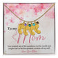 ENGRAVED BABY FEET WITH NAME AND BIRTHSTONE, NECKLACE GIFT FOR MOM WITH KIDS NAME, WITH MESSAGE CARD, BIRTHDAY/ MOTHER'S DAY GIFT FOR MOM FROM SON/DAUGHTER