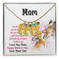 ENGRAVED BABY FEET WITH NAME AND BIRTHSTONE, NECKLACE GIFT FOR MOM WITH KIDS NAME, WITH MESSAGE CARD, MOTHER'S DAY GIFT FOR MOM FROM SON