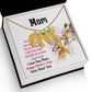 ENGRAVED BABY FEET WITH NAME AND BIRTHSTONE, NECKLACE GIFT FOR MOM WITH KIDS NAME, WITH MESSAGE CARD, MOTHER'S DAY GIFT FOR MOM FROM SON