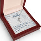 ENGRAVED BABY FEET WITH NAME AND BIRTHSTONE, NECKLACE GIFT FOR MOM WITH KIDS NAME, WITH MESSAGE CARD, MOTHER'S DAY GIFT, FOR MOM FROM SON/DAUGHTER