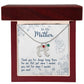ENGRAVED BABY FEET WITH NAME AND BIRTHSTONE, NECKLACE GIFT FOR MOM WITH KIDS NAME, WITH MESSAGE CARD, MOTHER'S DAY GIFT, FOR MOM FROM SON/DAUGHTER