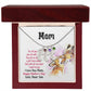 ENGRAVED BABY FEET WITH NAME AND BIRTHSTONE, NECKLACE GIFT FOR MOM WITH KIDS NAME, WITH MESSAGE CARD, MOTHER'S DAY GIFT FOR MOM FROM SON