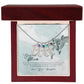 ENGRAVED BABY FEET WITH NAME AND BIRTHSTONE, NECKLACE GIFT FOR MOM WITH KIDS NAME, WITH MESSAGE CARD, BIRTHDAY/MOTHER'S DAY GIFT FOR MOM, FROM DAUGHTER