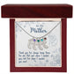 ENGRAVED BABY FEET WITH NAME AND BIRTHSTONE, NECKLACE GIFT FOR MOM WITH KIDS NAME, WITH MESSAGE CARD, MOTHER'S DAY GIFT, FOR MOM FROM SON/DAUGHTER