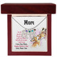 ENGRAVED BABY FEET WITH NAME AND BIRTHSTONE, NECKLACE GIFT FOR MOM WITH KIDS NAME, WITH MESSAGE CARD, MOTHER'S DAY GIFT FOR MOM FROM SON