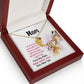 ENGRAVED BABY FEET WITH NAME AND BIRTHSTONE, NECKLACE GIFT FOR MOM WITH KIDS NAME, WITH MESSAGE CARD, MOTHER'S DAY GIFT FOR MOM FROM SON