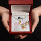 ENGRAVED BABY FEET WITH NAME AND BIRTHSTONE, NECKLACE GIFT FOR MOM WITH KIDS NAME, WITH MESSAGE CARD, MOTHER'S DAY GIFT FOR MOM FROM SON