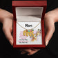 ENGRAVED BABY FEET WITH NAME AND BIRTHSTONE, NECKLACE GIFT FOR MOM WITH KIDS NAME, WITH MESSAGE CARD, MOTHER'S DAY GIFT FOR MOM FROM SON