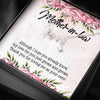 Mother In Law Necklace With Message Card, Thank You For Loving Me As Your Own, Mother in Law Jewelry, Scripted Love Necklace, Mother Day Necklace