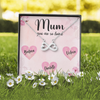 Mum Customized Pendant, Infinity Hearts Necklace, Customized Pendant For Her, Mother's Day Gift, Birthday Gift, Christmas, Anniversary, Gift For Her, Valentine's Day, Jewelry For Her