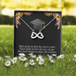 To A Beautiful Girl, Infinity Hearts Necklace With Don't Forget To Enjoy The Journey Message Card, Graduation Ceremony Gift For Her, Jewelry For Her, Pendant For Her