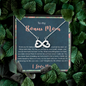 My Bonus Mom, Infinity Hearts Necklace, Mother’s Day Gift For Her, Christmas, Birthday, Anniversary, Gift For Her, Jewelry For Her, Necklace For Her, Pendant For Her