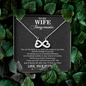 To My Wife Always Remember, Infinity Hearts Necklace With If There's Life After That, I'll Love You Then Message Card, Anniversary, Birthday, Gift For Her, Jewelry For Her, Pendant For Her