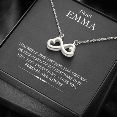 Dear Wife, I Just Want To Be Your Last Everything, Silver Pendant, Love Infinity Necklace, Valentine’s Gift, Anniversary, Couple Accessories, Jewelry For Her