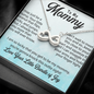 To My Mommy, Infinity Hearts Necklace, Gift For Mom, Mother's Day Special Gift, Mom's Birthday Gift, Pendant for Mom, Jewelry Gift for Mom, Necklace for Mom, Precious Gift For Mom