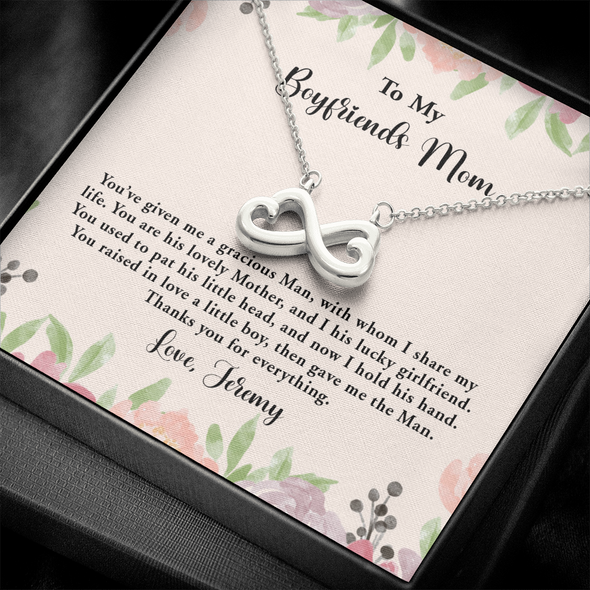 For Boyfriend's Mom, Infinity Hearts Necklace, Mother's Day Gift For Her, Birthday Gift, Necklace For Her, Jewelry For Her, Precious Gift For Her, Christmas Gift