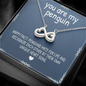You Are My Penguin, Infinity Hearts Necklace With Message Card, Jewelry For Her, Pendant For Her, Gift For Wife From Husband, Birthday, Anniversary Gift For Wife