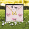 Mum Customized Pendant, Infinity Hearts Necklace, Customized Pendant For Her, Mother's Day Gift, Birthday Gift, Christmas, Anniversary, Gift For Her, Valentine's Day, Jewelry For Her