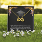 To A Beautiful Girl, Infinity Hearts Necklace With Don't Forget To Enjoy The Journey Message Card, Graduation Ceremony Gift For Her, Jewelry For Her, Pendant For Her