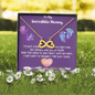 To My Incredible Mummy, Infinity Hearts Necklace, Mother's Day Gift, Birthday Gift, Christmas, Anniversary, Gift For Her, Valentine's Day, Jewelry For Her