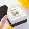 To My Bestie, Infinity Hearts Necklace With No Matter Where We Go, No Matter What We Do Message Card, Jewelry For Her, Birthday, Gift For Her, Necklace for Her, Customized Message Card