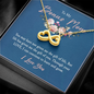 My Bonus Mom, Infinity Hearts Necklace, Mother’s Day Gift For Her, Christmas, Birthday, Anniversary, Gift For Her, Jewelry For Her, Necklace For Her, Pendant For Her