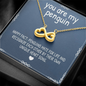 You Are My Penguin, Infinity Hearts Necklace With Message Card, Jewelry For Her, Pendant For Her, Gift For Wife From Husband, Birthday, Anniversary Gift For Wife