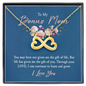My Bonus Mom, Infinity Hearts Necklace, Mother’s Day Gift For Her, Christmas, Birthday, Anniversary, Gift For Her, Jewelry For Her, Necklace For Her, Pendant For Her