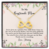 For Boyfriend's Mom, Infinity Hearts Necklace, Mother's Day Gift For Her, Birthday Gift, Necklace For Her, Jewelry For Her, Precious Gift For Her, Christmas Gift