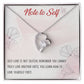Forever Love Necklace with message card, Birthday gift for family and friends, Gift To Self Motivate your loved one, Gift for all occasion etc