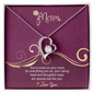 Mom, Forever Love Necklace With Your Ways are Special Just Like You Message Card, Mother's Day Gift, Pendant For Her, Anniversary, Birthday, Gift For Her, Jewelry For Her