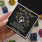 Forever Love Necklace, Badass Wife, Necklace With Message Card, Birthday Gift For Her